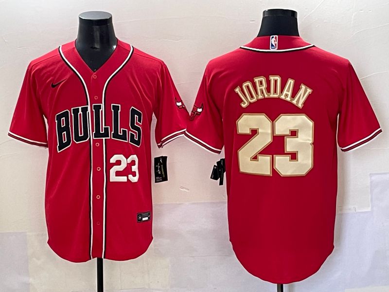 Men 2025 Chicago Bulls #23 Jordan Red Joint Name Nike NBA Jersey style 8->chicago bulls->NBA Jersey